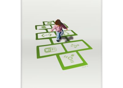 Ilustración Portada Revista RedIRIS Julio 2005